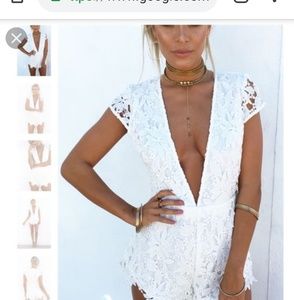 Sabo Skirt Amelia Lace Playsuit